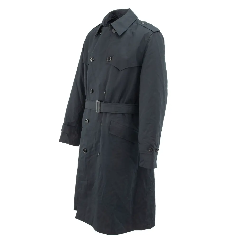DOUBLE SHADE TRENCH COAT(－) Dutch Black Trench Coat w/ Liner | Issued | Swiss Link